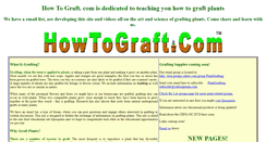 Desktop Screenshot of howtograft.com